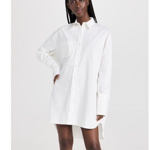 LAST CHANCE SALE! Anine Bing Oversized White Cotton Shirt Dress L XL 1X 2X 3X